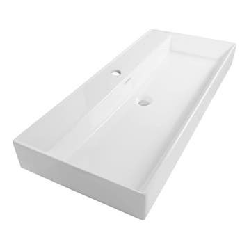 Brauer Lunar Wastafel - 100 cm - met 1 Spoelbak en 1, Ophalen of Verzenden, Nieuw