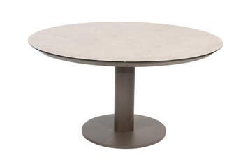 Taste Sarah ronde low dining tuintafel Ø130 cm. - Terre, Tuin en Terras, Tuintafels, Verzenden, Nieuw, Rond, Overige materialen