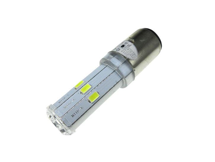 Lamp BA20d 12V 35/35 watt M11P LED (DC), Fietsen en Brommers, Brommeronderdelen | Algemeen, Nieuw, Ophalen of Verzenden