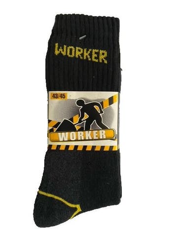 Sokken (Werksokken) - 3 Paar - Maat 43/45, Verzenden, Nieuw, Maat 43 t/m 46