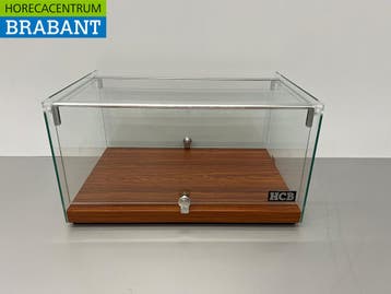 HCB Glazen opzet vitrine 35 liter 55,4 cm Horeca, Ophalen of Verzenden, Nieuw in verpakking