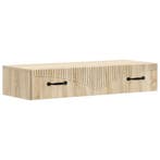 vidaXL Wandmontage Zijtafel Sonoma Eiken 87,5 x 34,5 x 17 cm, Verzenden, Nieuw