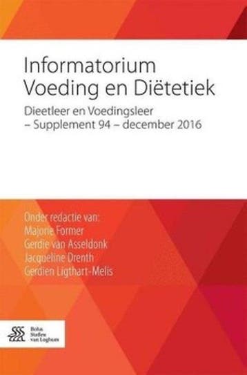 9789036816830 Informatorium voor voeding en dietetiek Sup..., Verzenden, Nieuw, Former, Majorie