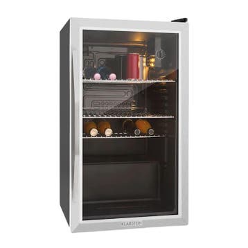 Beersafe XXL koelkast | RVS | JouwKlimaatkast, Zonder vriesvak, Refurbished, Ophalen of Verzenden, 45 tot 60 cm