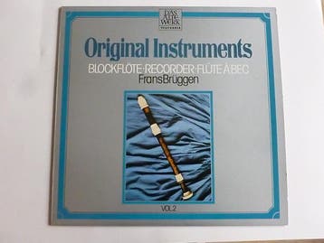 Frans Brüggen - Original Instruments (LP), Ophalen of Verzenden, Zo goed als nieuw