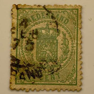 Wapen zegels [N.V.P.H. nr. 0015], Postzegels en Munten, Postzegels | Nederland, Ophalen of Verzenden, Gestempeld