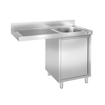 GGM Gastro | Spoelkast - 1200x600mm - met 1 spoelbak rechts, Verzenden, Nieuw, Inbouw