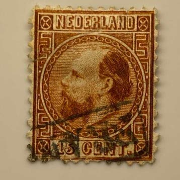 Koning Willem III [N.V.P.H. nr. 0009], Ophalen of Verzenden, Gestempeld