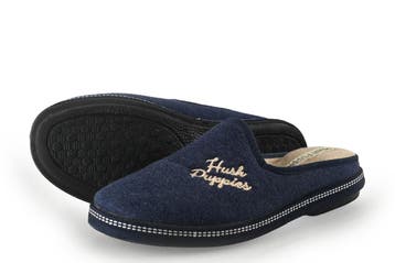 Hush Puppies Pantoffels in maat 38 Blauw, Zo goed als nieuw, Pantoffels of Sloffen, Hush Puppies, Verzenden