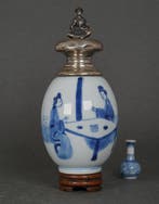 Kangxi (1662-1722) - Pot - Twee Go-spelende dames in een, Antiek en Kunst