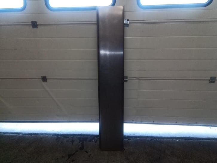 Wandplank - B156 x D28 cm - RVS, Zakelijke goederen, Horeca | Keukenapparatuur, Gebruikt