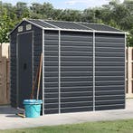 vidaXL Tuinschuur 191x215x198 cm gegalvaniseerd staal, Tuin en Terras, Tuinhuizen, Verzenden, Nieuw
