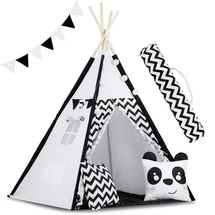 Kinder Tipi Tent Katoen 120x165cm | Premium | OP=OP, Kinderen en Baby's, Kinderkamer | Bedden, 100 cm of meer, 160 tot 180 cm