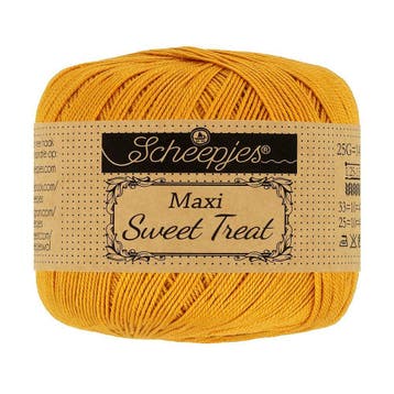 Scheepjes Maxi Sweet Treat - 249 saffron - Gemerceriseerd, Ophalen of Verzenden, Nieuw