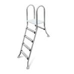 Weau A-frame RVS zwembadtrap 1 + 4 treden - AISI 304, Tuin en Terras, Verzenden, Nieuw