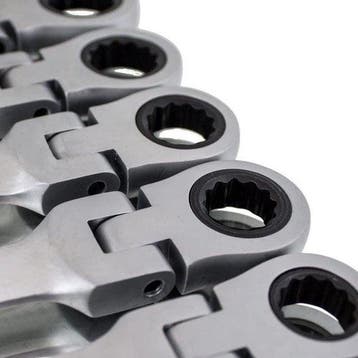 Ratelsleutelset - 12-delig - 8/22 mm - Incl. koffer, Verzenden, Nieuw