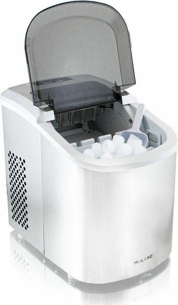 Edelstalen ijsblokjesmachine - 120 Watt - Zilver, Verzenden, Nieuw