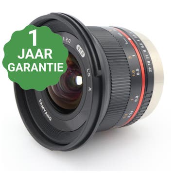 10% korting | Samyang 12mm f/2 NCS CS Fujifilm X, Audio, Tv en Foto, Verzenden, Gebruikt