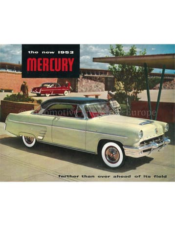 1953 MERCURY PROGRAMMA BROCHURE ENGELS (USA), Nieuw, Author