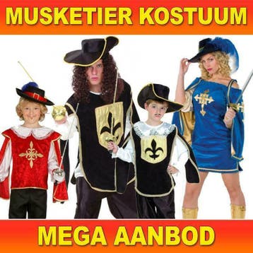 Musketier kleding / kostuum | Musketiers carnavalskleding!, Ophalen of Verzenden, Nieuw, Jongen of Meisje