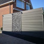 Dichte composiet schutting voor 100% privacy - stapelplanken, Ophalen of Verzenden, Nieuw, Overige materialen, 1 tot 2 meter