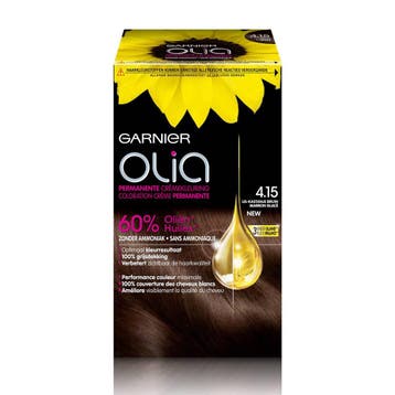 Garnier Olia haarkleuring - 4.15 Ijs-Kastanje Bruin, Verzenden, Nieuw