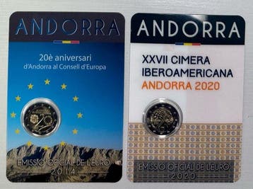 Andorra. 2 Euro 2014/2020 Conseil de lEurope + Sommet