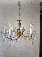 Kroonluchter - Messing, Glas - Kroonluchter met kristallen