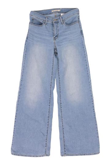 Levis Broek in maat 28 Blauw, Levi's, Verzenden, Gedragen, Blauw