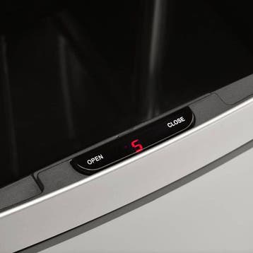 4goodz Prullenbak met sensor 60 liter - RVS, Verzenden, Nieuw