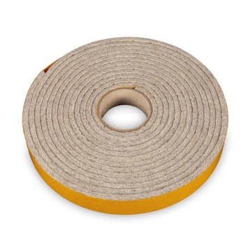 4 Meter - Zelfklevend Vilt / 20mm Plakvilt op Rol - Grij...