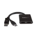 StarTech MST hub, DisplayPort to 2x DisplayPort, Verzenden, Zo goed als nieuw