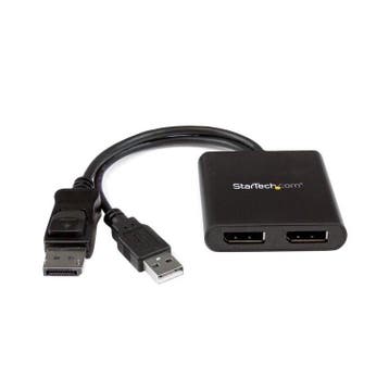 StarTech MST hub, DisplayPort to 2x DisplayPort, Verzenden, Zo goed als nieuw