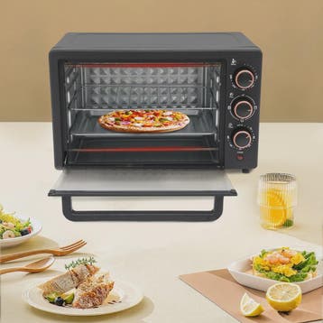 Elektrische Oven 1000W - 22L met Grillpan - Bakken, Grillen, Witgoed en Apparatuur, Verzenden, Nieuw