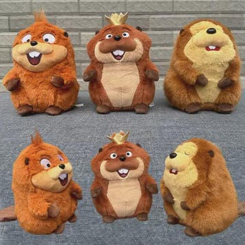 Knuffel Bever King George Mabel Loaf - Zacht & Pluche Speelg