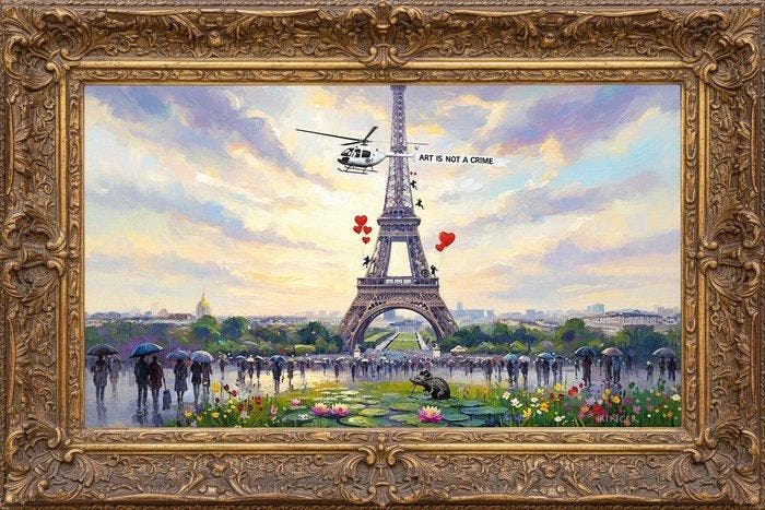 RINGER - Paris 1900-2000 Toile 1/3 XL, Antiek en Kunst, Kunst | Designobjecten