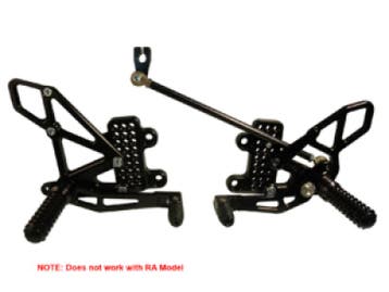 Vortex Racing 07-23 Honda CBR600 RR Adjustable Rearsets-, Ophalen of Verzenden