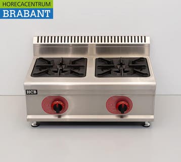 HCB 2 Pits fornuis Opzet model PROPAAN gas 14,6 kW 70 cm, Ophalen of Verzenden, Nieuw in verpakking