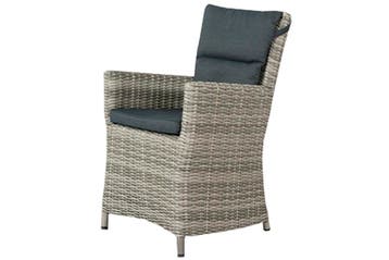 VDG Mante wicker tuinstoel - Paloma grijs, Tuin en Terras, Tuinstoelen, Verzenden, Nieuw, Overige materialen