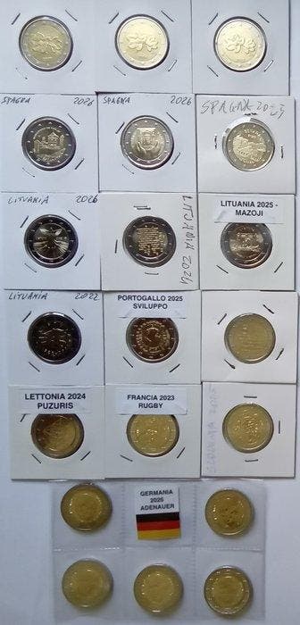 Europa. 2 Euro 2005/2026 (20 coins) (Zonder minimumprijs)