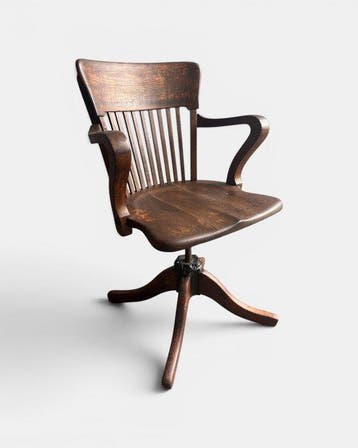 Bureaustoel - Eik - Captain’s chair