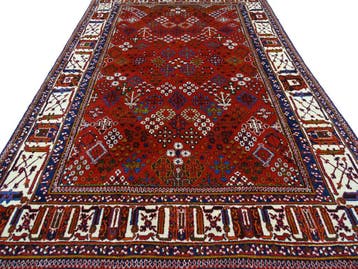 Perzisch tapijt-MeyMey -330 x 218 cm-Handgeknoopt vloerkleed, Verzenden, 200 cm of meer, Zo goed als nieuw, 200 cm of meer