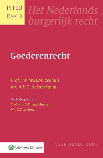 9789013143874 Pitlo 3 - Goederenrecht | Tweedehands, Verzenden, Zo goed als nieuw, W.H.M. Reehuis