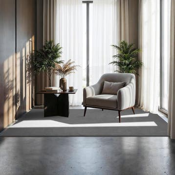 Kortpolig vloerkleed Soft Zone - 120 x 170 cm, grijs, Huis en Inrichting, Verzenden, Nieuw