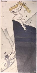 Duitsland zingt vals op spotprent (lijst optie, Lithos), Verzenden