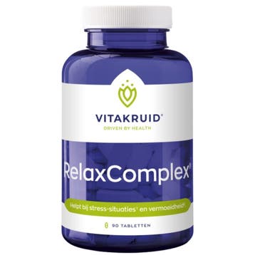 Vitakruid RelaxComplex Magnesiumtauraat & Vitamine D3 90pcs, Ophalen of Verzenden, Nieuw, Overige typen