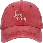 Set met 1 cap Mom roze en en 1 cap Dad donker blauw, Kleding | Heren, Verzenden, Nieuw, One size fits all, Pet