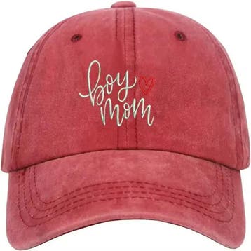 Set met 1 cap Mom roze en en 1 cap Dad donker blauw, Verzenden, Nieuw, One size fits all, Pet