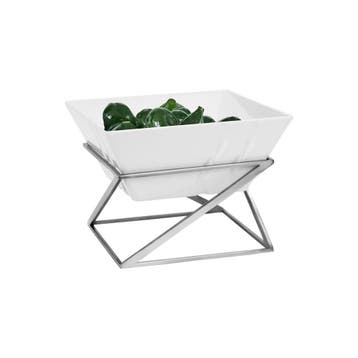 GGM Gastro | Buffetstandaard - RVS & melamine - rechthoekig, Verzenden