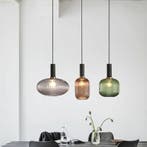 Nordic Glazen Hanglamp – Modern Design in Cognac, Groen, Verzenden, Nieuw